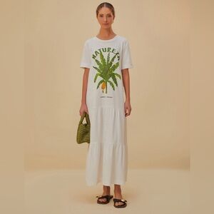 FARM Rio Natureza Maxi Dress with Green Graphic